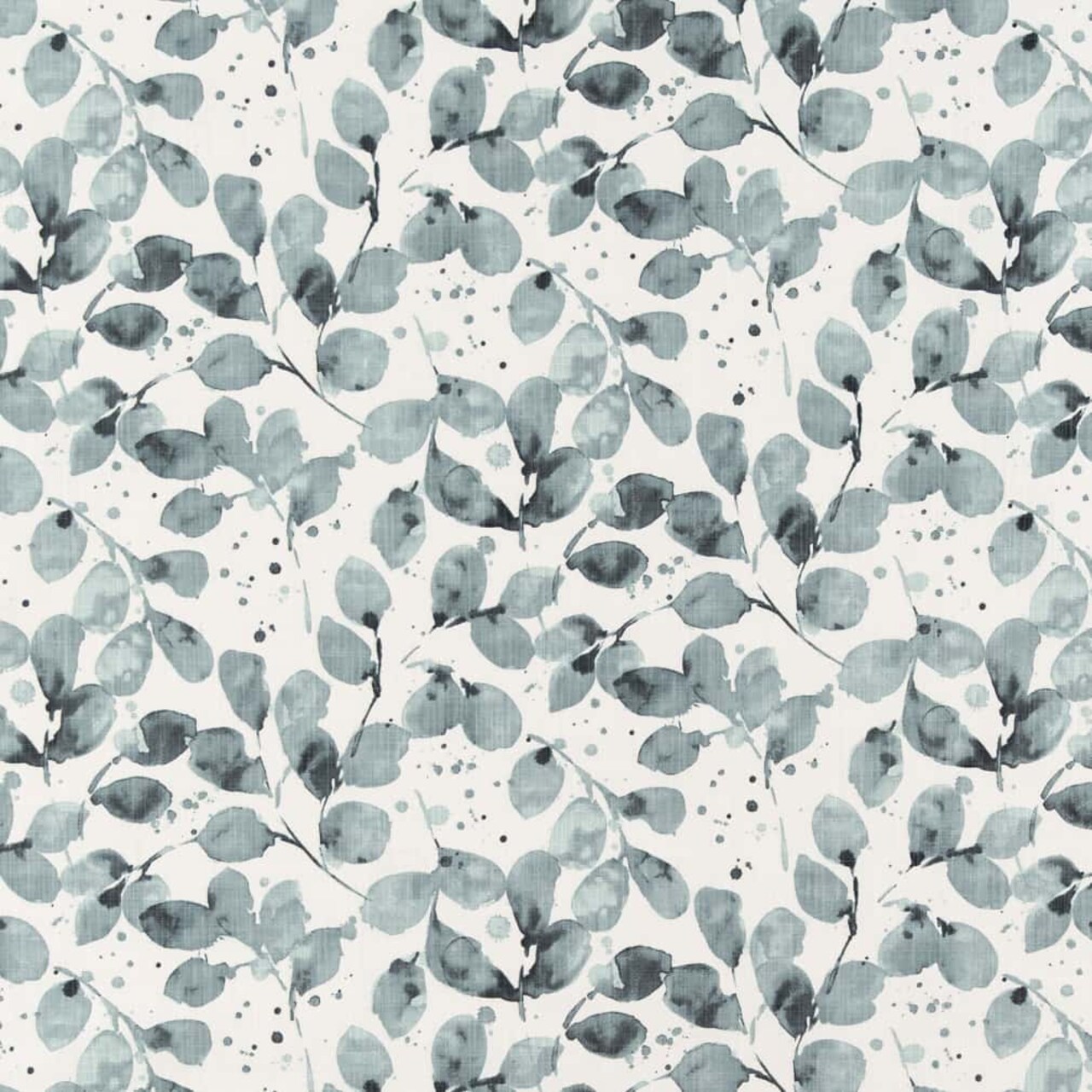 Upholstery Fabric - Aqua & Teal,Blue Leaves Upholstery Fabric 54 Inches"